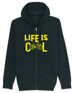 Life Is Cool Hanorac cu fermoar Unisex Connector