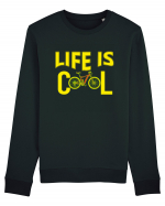 Life Is Cool Bluză mânecă lungă Unisex Rise