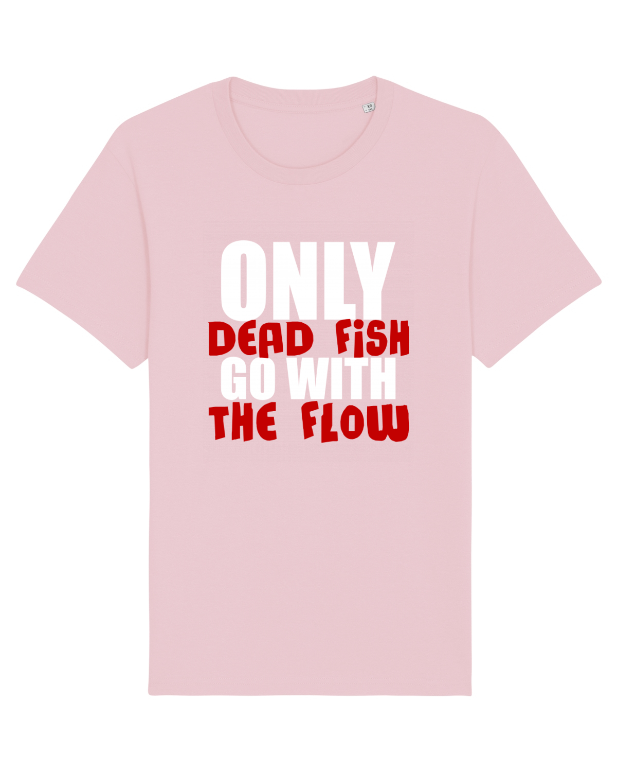 Tricou mânecă scurtă Unisex Rocker Cotton Pink