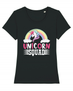 Unicorn Squad Tricou mânecă scurtă guler larg fitted Damă Expresser