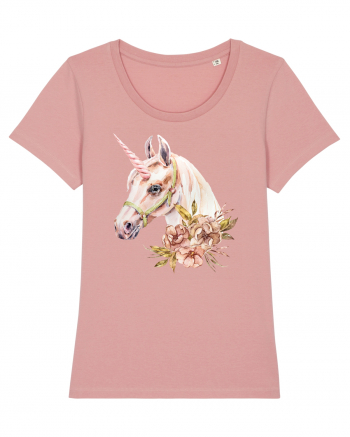 Watercolor Flower Unicorn Canyon Pink