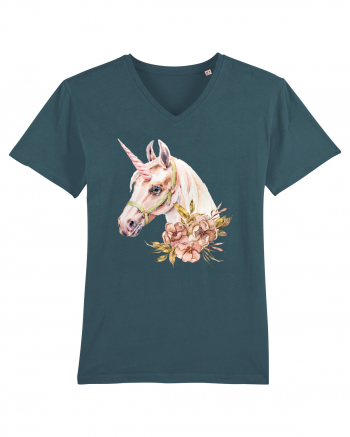 Watercolor Flower Unicorn Stargazer