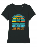 What Greater Gift Than The Love Of A Cat Tricou mânecă scurtă guler larg fitted Damă Expresser