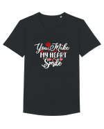 You Make My Heart Smile Tricou mânecă scurtă guler larg Bărbat Skater