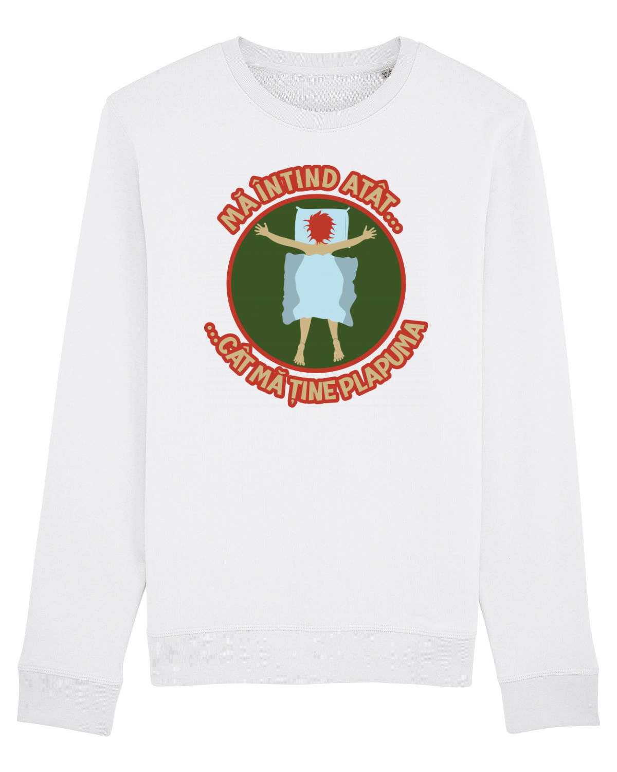Bluză mânecă lungă Unisex Rise White