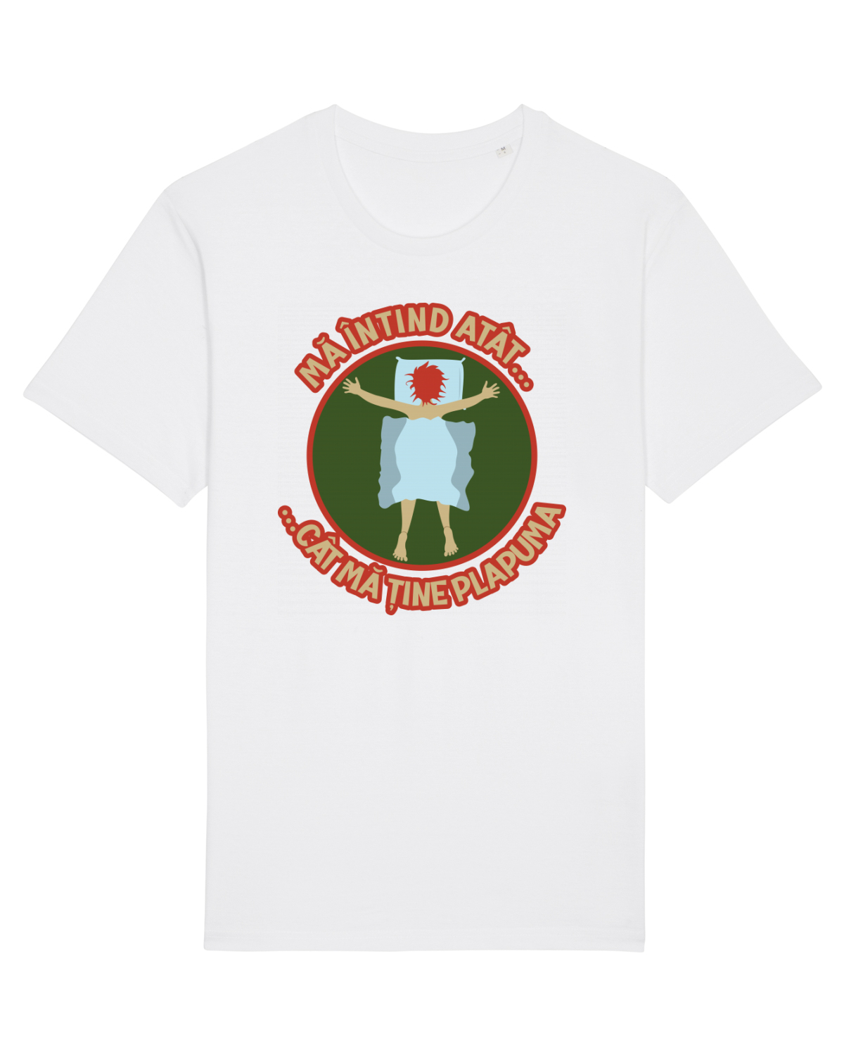 Tricou mânecă scurtă Unisex Rocker White