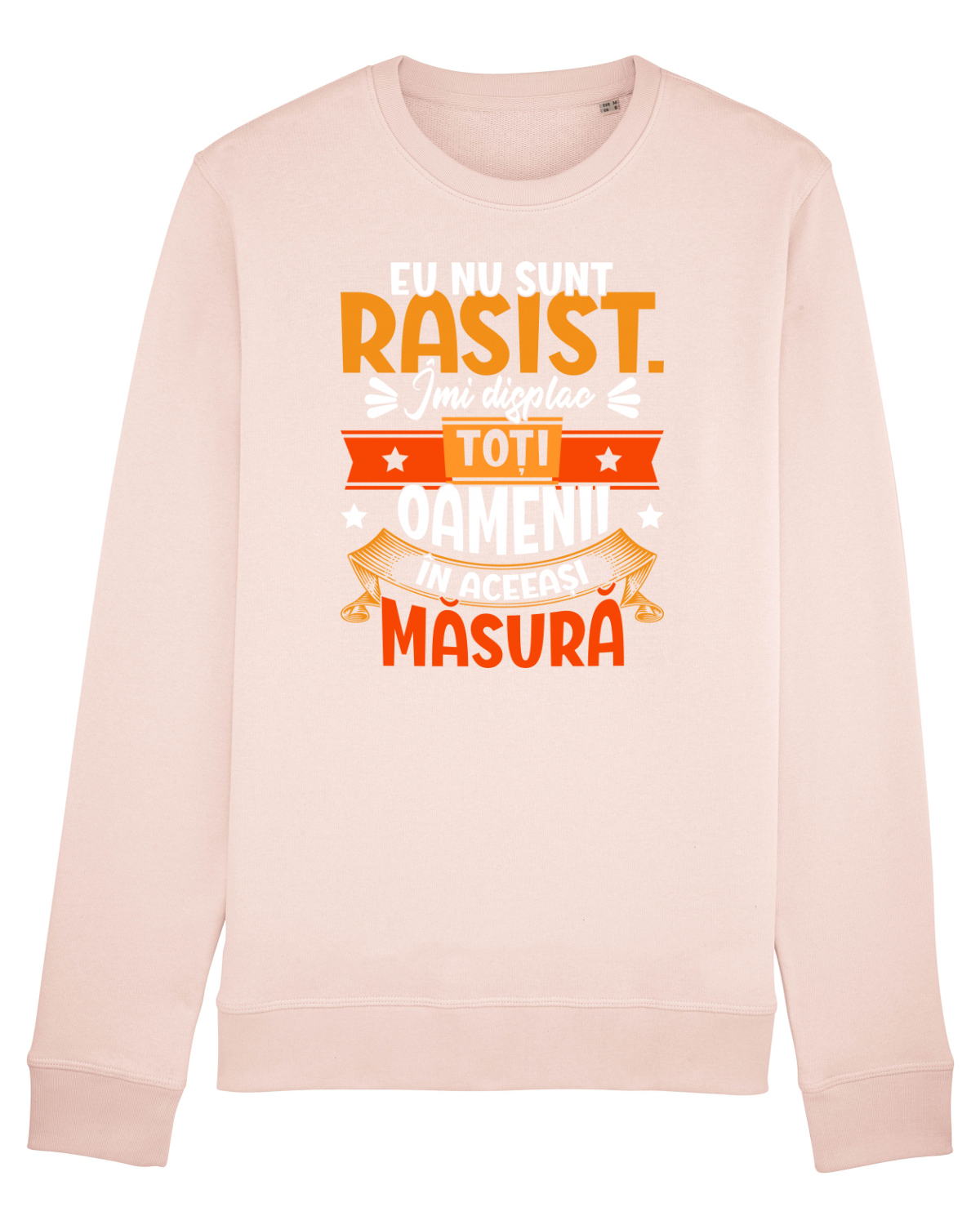 Bluză mânecă lungă Unisex Rise Candy Pink
