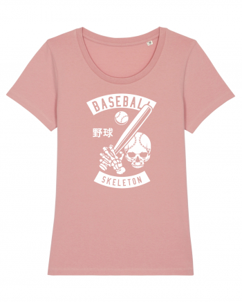 Baseball Skeleton White Canyon Pink