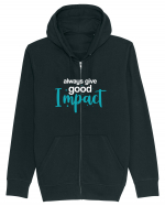 Always Give Good Impact Hanorac cu fermoar Unisex Connector