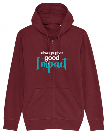 Always Give Good Impact Burgundy