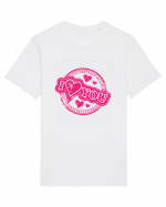 I Love You Pink Stamp Tricou mânecă scurtă Unisex Rocker