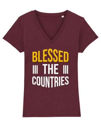 Blessed The Countries Burgundy