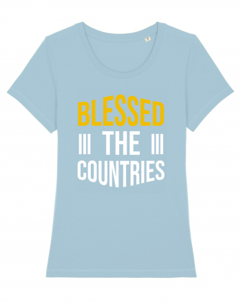 Blessed The Countries Sky Blue