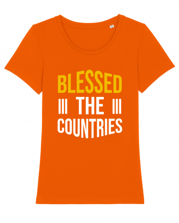 Blessed The Countries Bright Orange