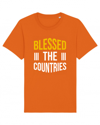 Blessed The Countries Bright Orange