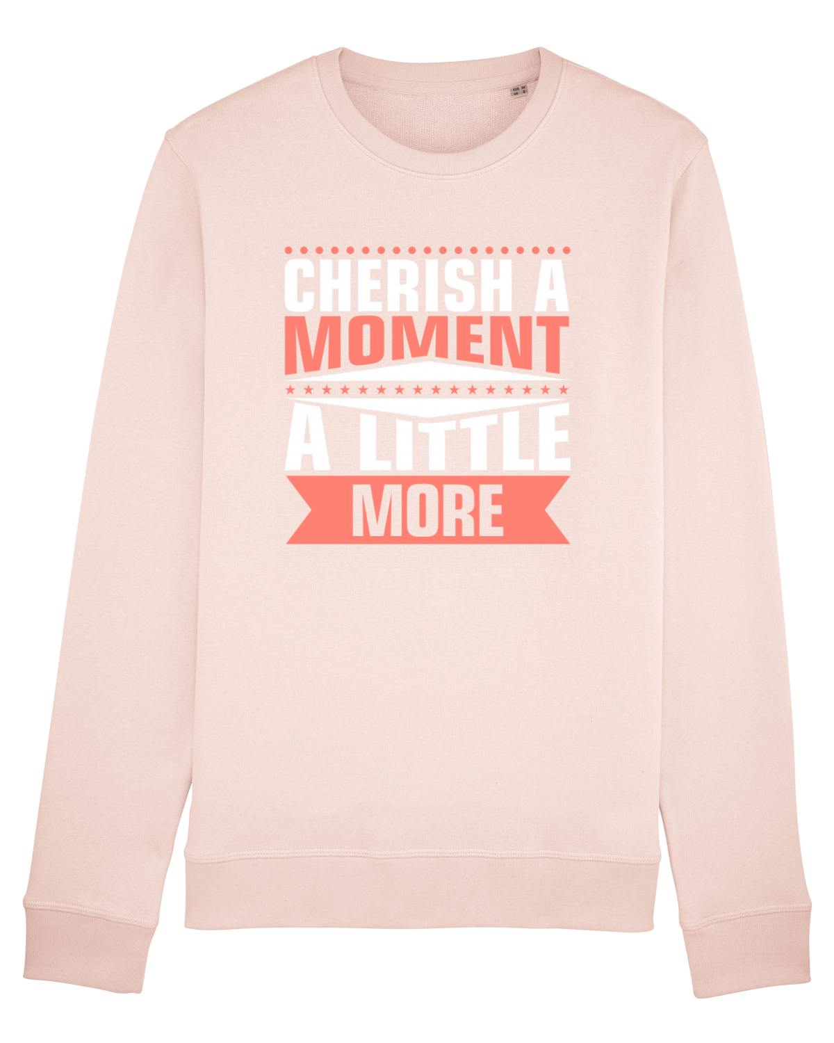 Bluză mânecă lungă Unisex Rise Candy Pink