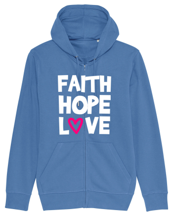 Faith Hope Love Bright Blue