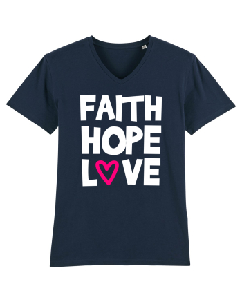 Faith Hope Love French Navy