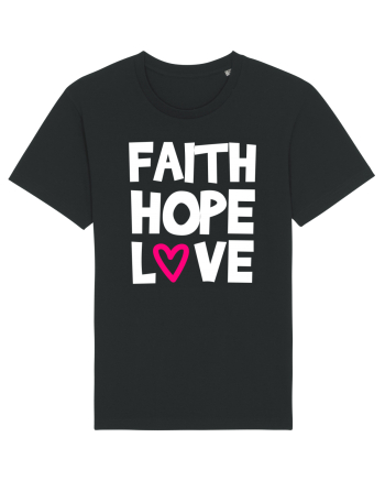 Faith Hope Love Black