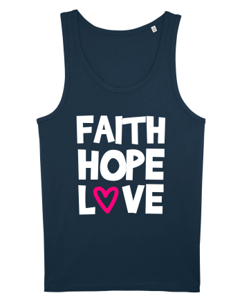 Faith Hope Love Navy