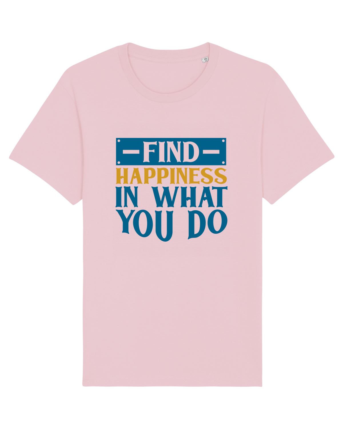 Tricou mânecă scurtă Unisex Rocker Cotton Pink