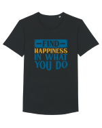 Find Happiness In What You Do Tricou mânecă scurtă guler larg Bărbat Skater