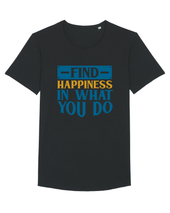 Find Happiness In What You Do Black