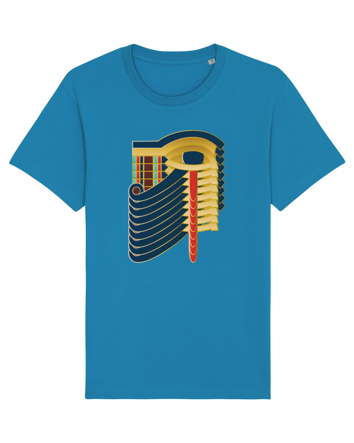 Tricou mânecă scurtă Unisex Rocker Azur