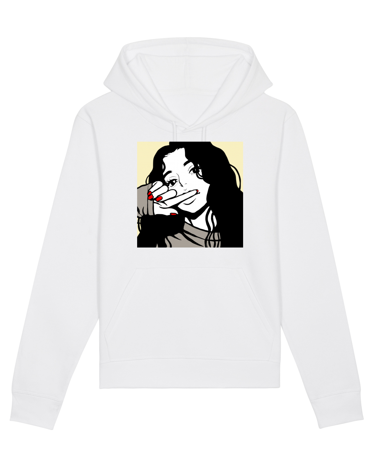 Hanorac Unisex Drummer White