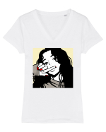 Shut Up Tricou mânecă scurtă guler V Damă Evoker