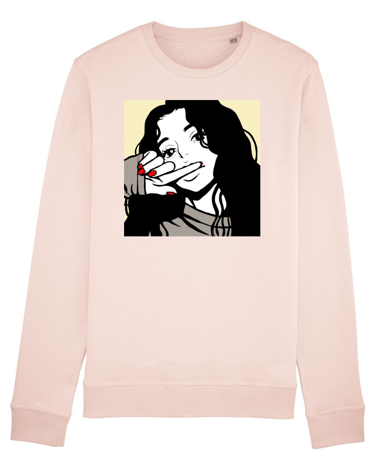 Bluză mânecă lungă Unisex Rise Candy Pink