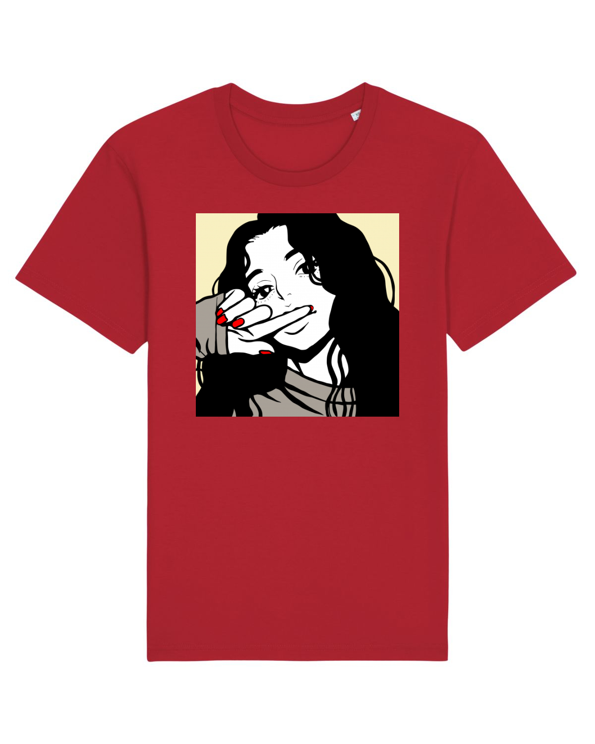 Tricou mânecă scurtă Unisex Rocker Red