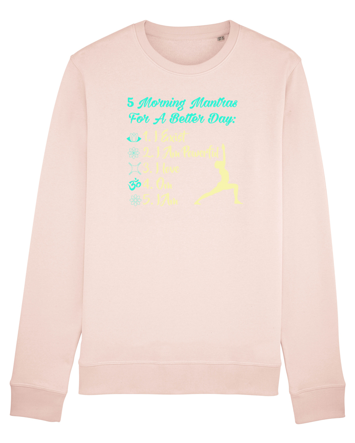 Bluză mânecă lungă Unisex Rise Candy Pink