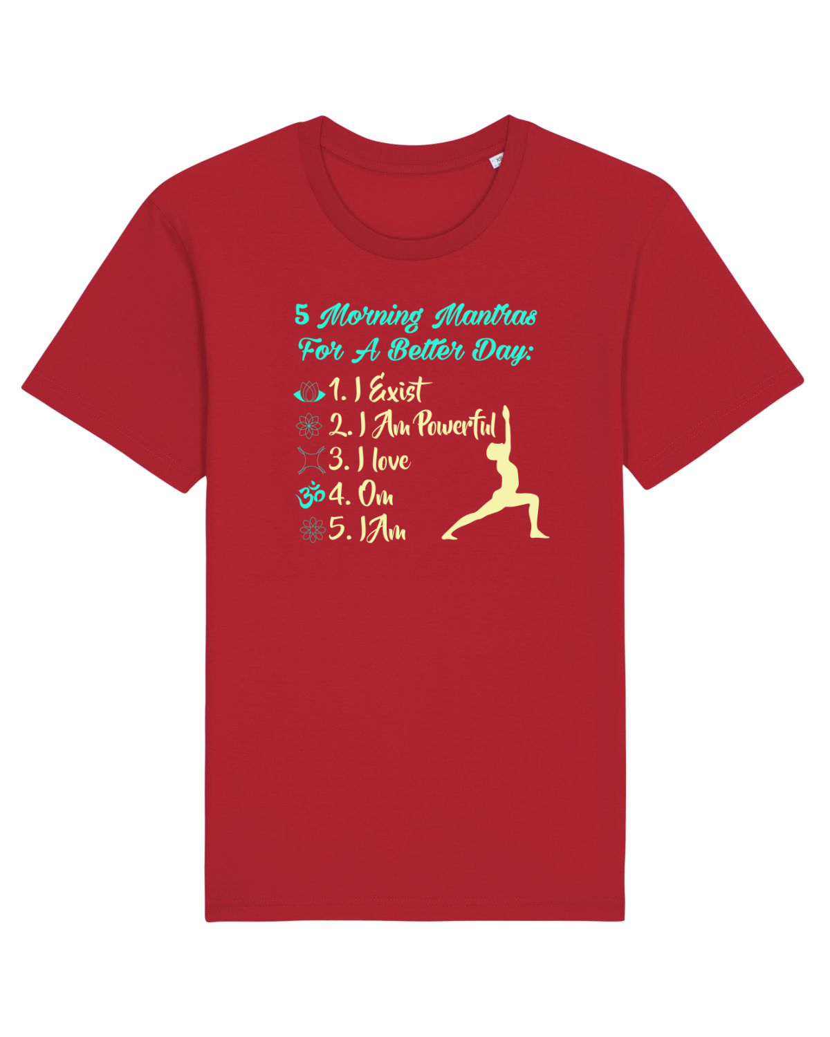 Tricou mânecă scurtă Unisex Rocker Red