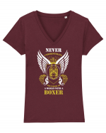 BOXER Tricou mânecă scurtă guler V Damă Evoker