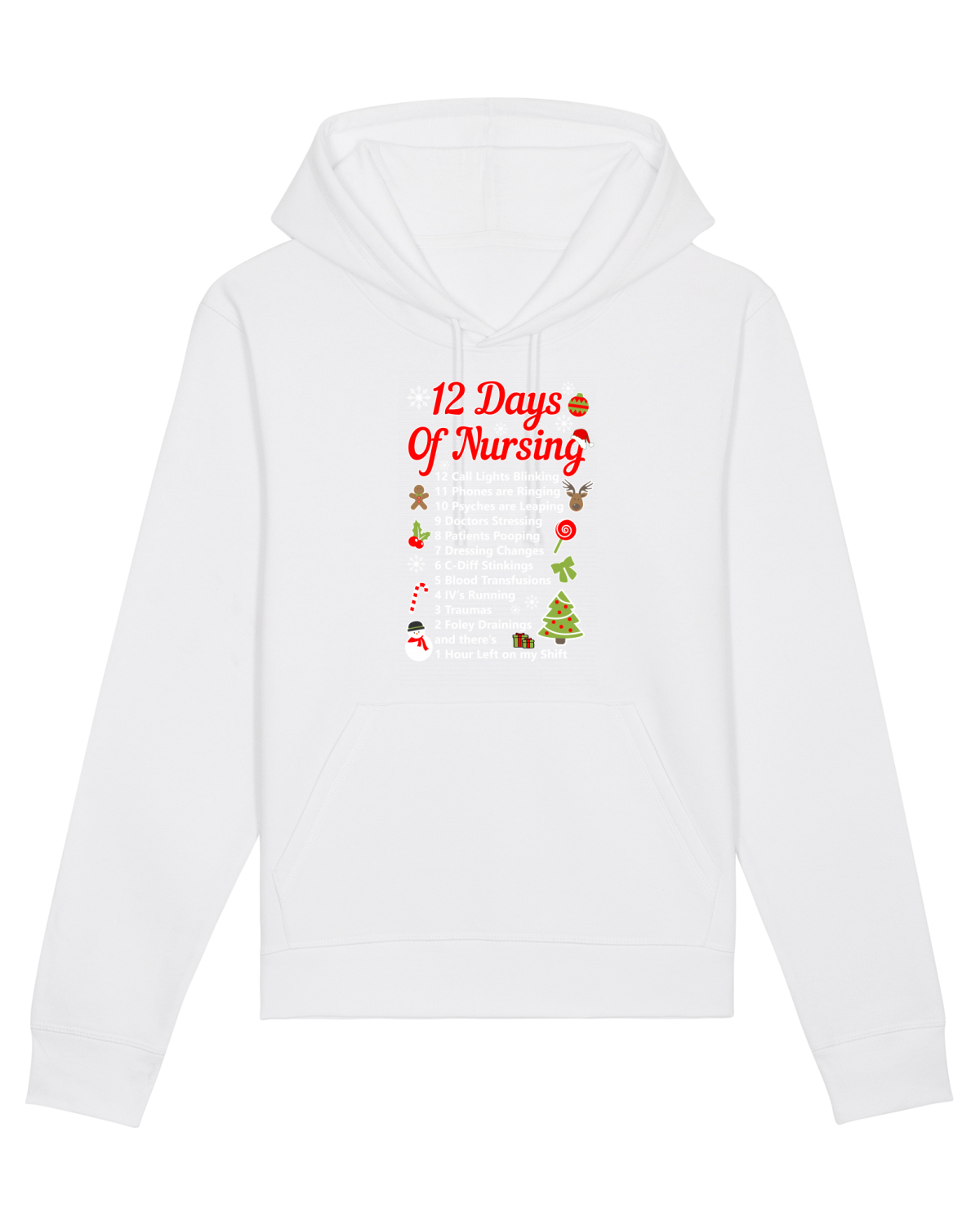 Hanorac Unisex Drummer White