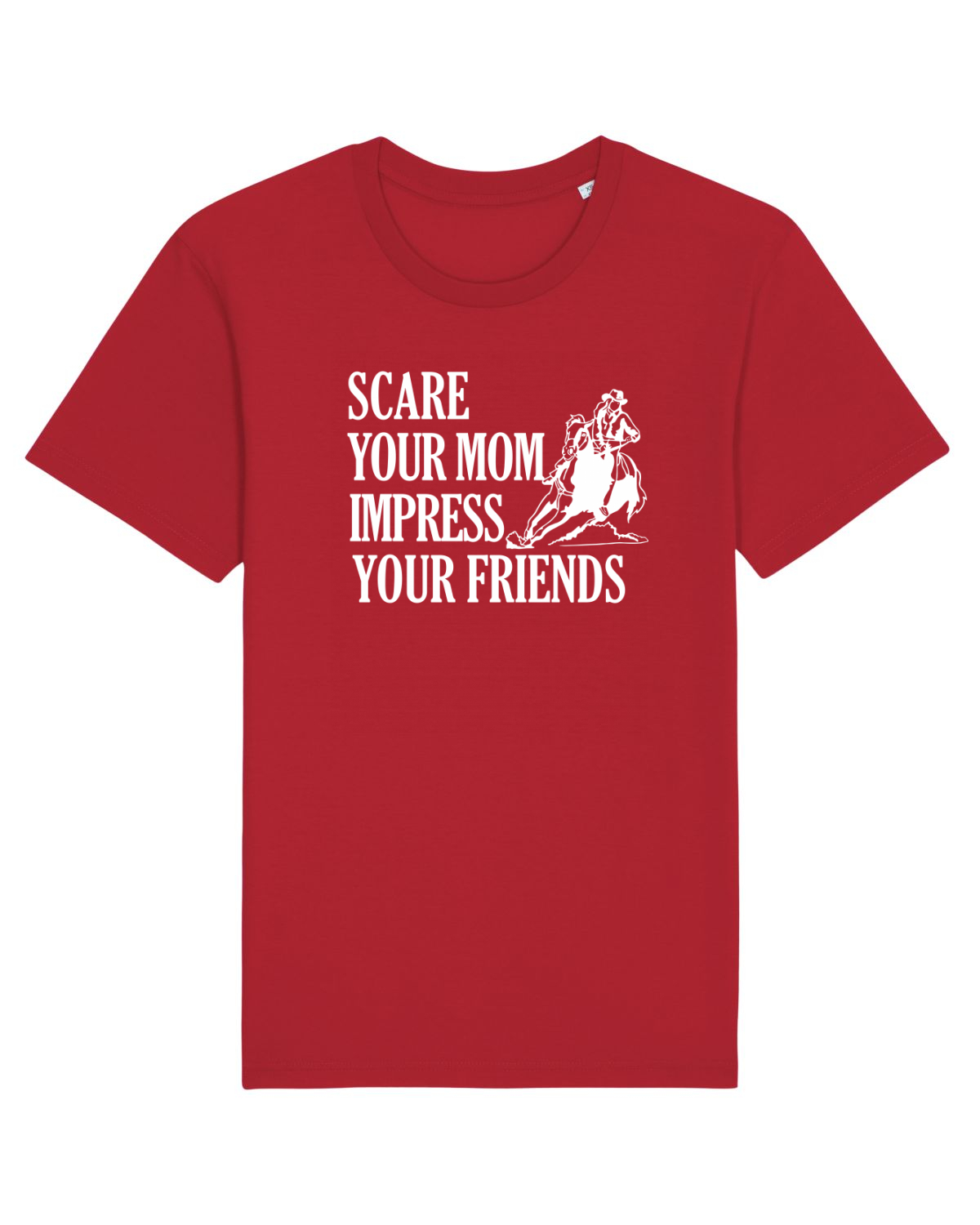 Tricou mânecă scurtă Unisex Rocker Red