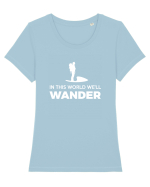 WANDER Tricou mânecă scurtă guler larg fitted Damă Expresser