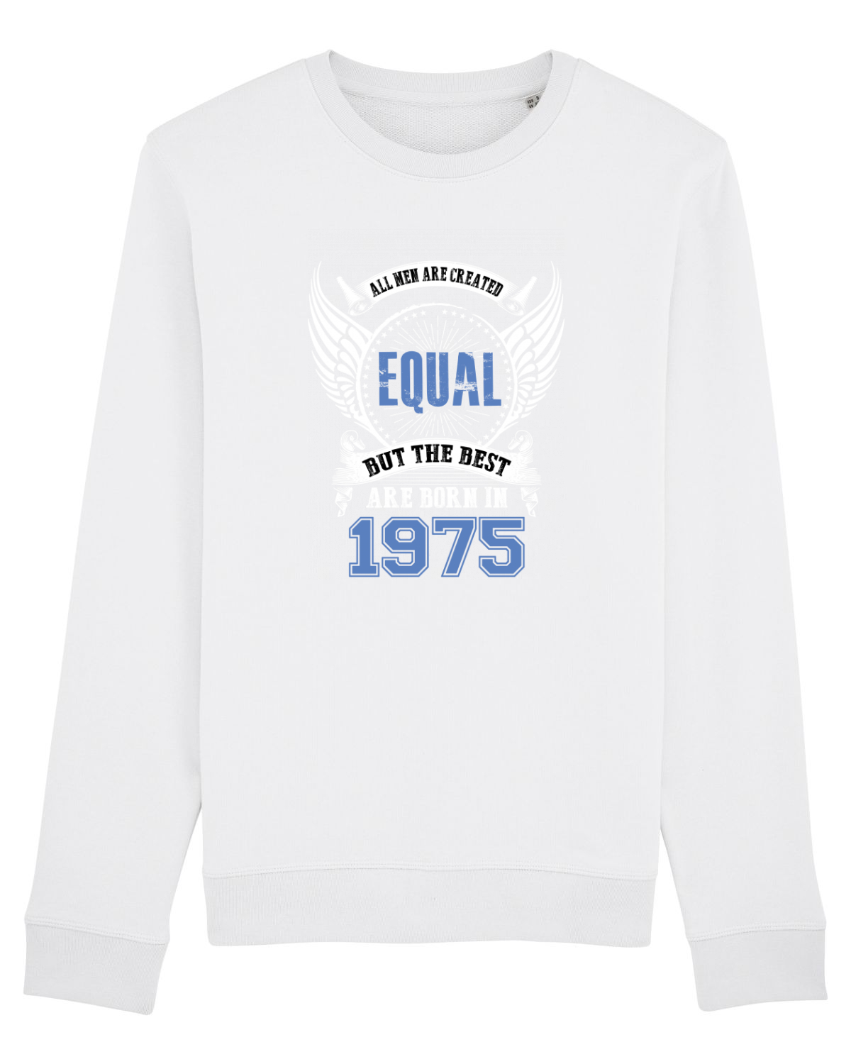 Bluză mânecă lungă Unisex Rise White