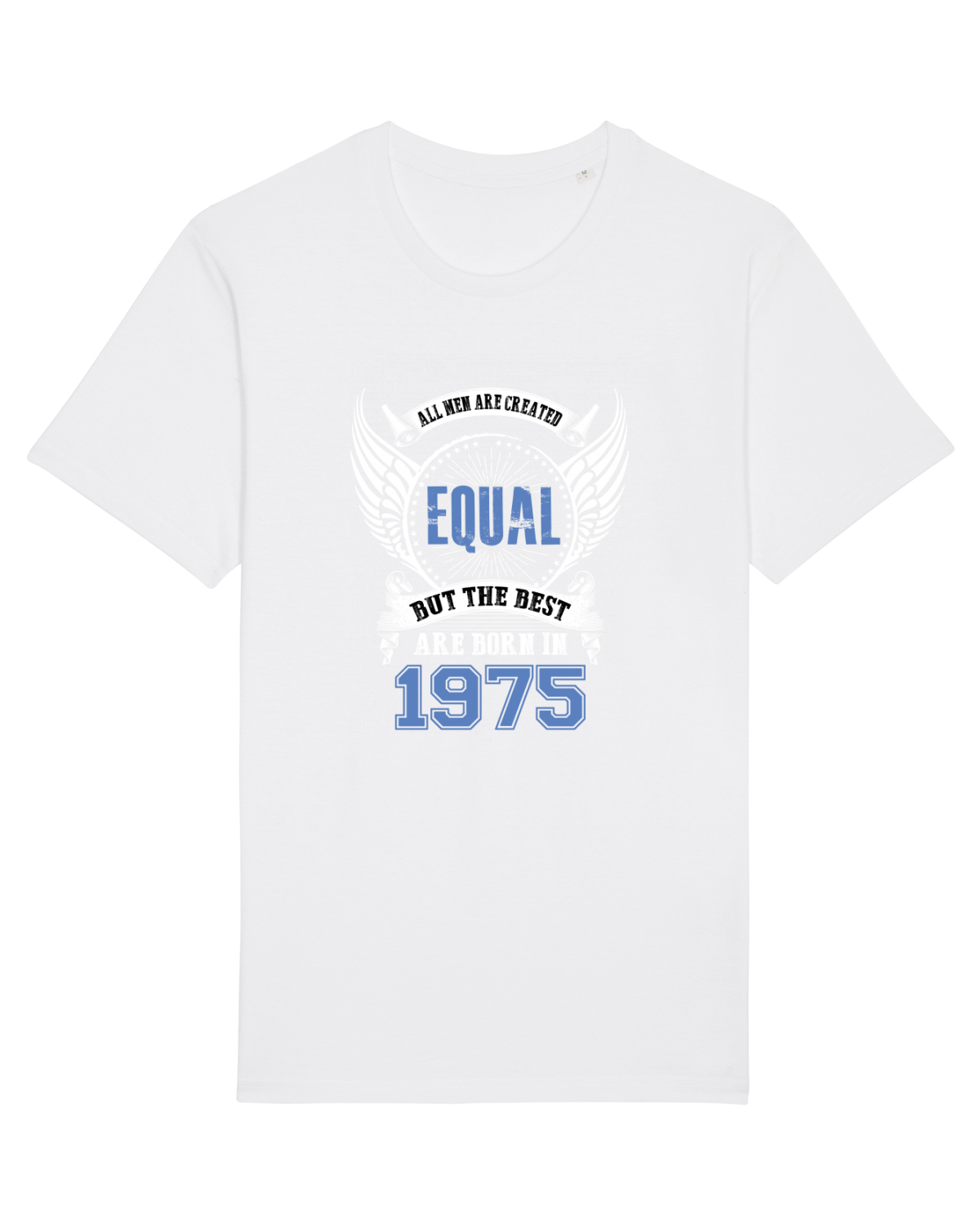 Tricou mânecă scurtă Unisex Rocker White