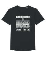 ACCOUNTANT Tricou mânecă scurtă guler larg Bărbat Skater
