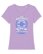 AIRCRAFT MECHANIC Tricou mânecă scurtă guler larg fitted Damă Expresser