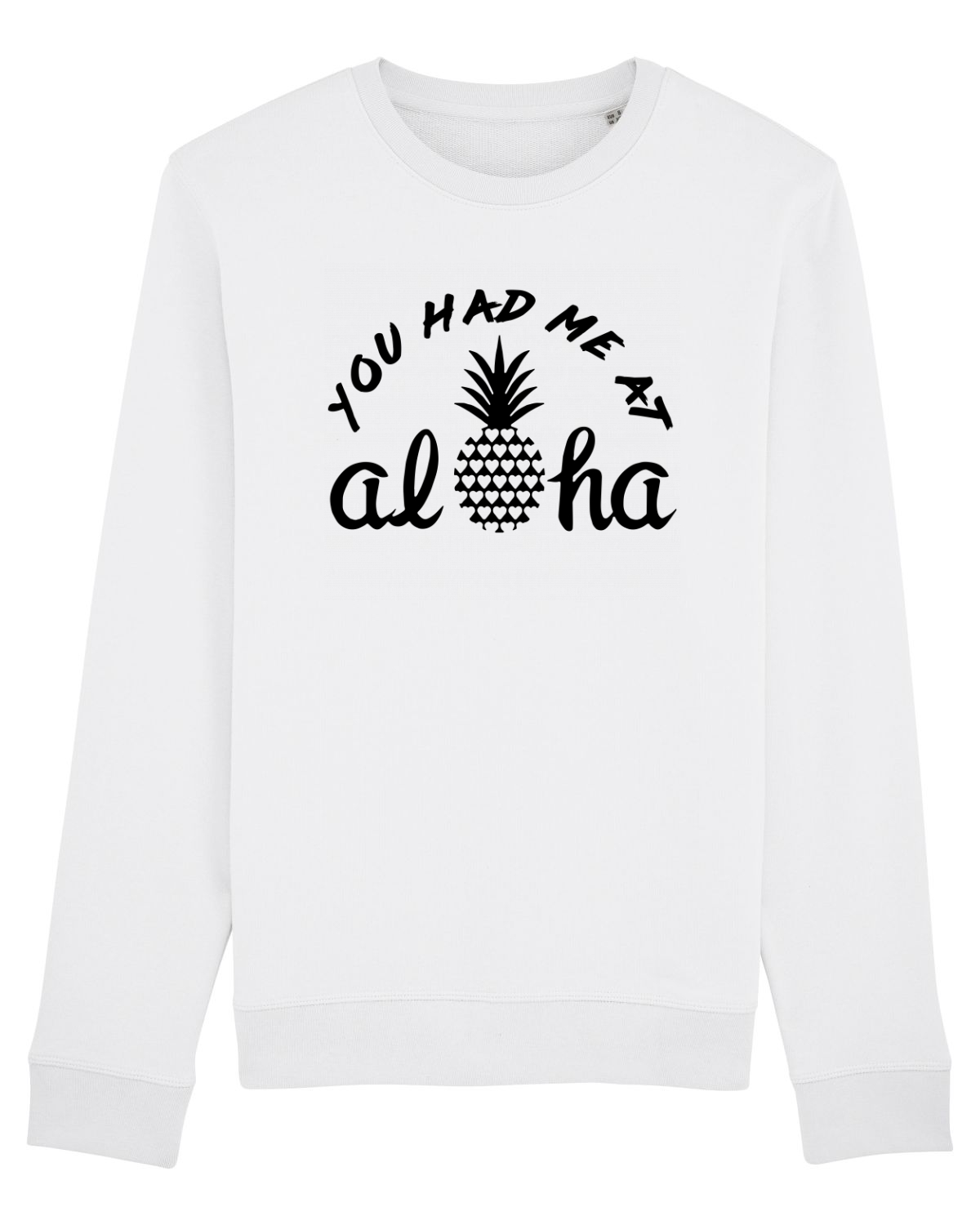 Bluză mânecă lungă Unisex Rise White