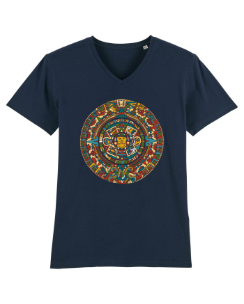 Mandala Style French Navy
