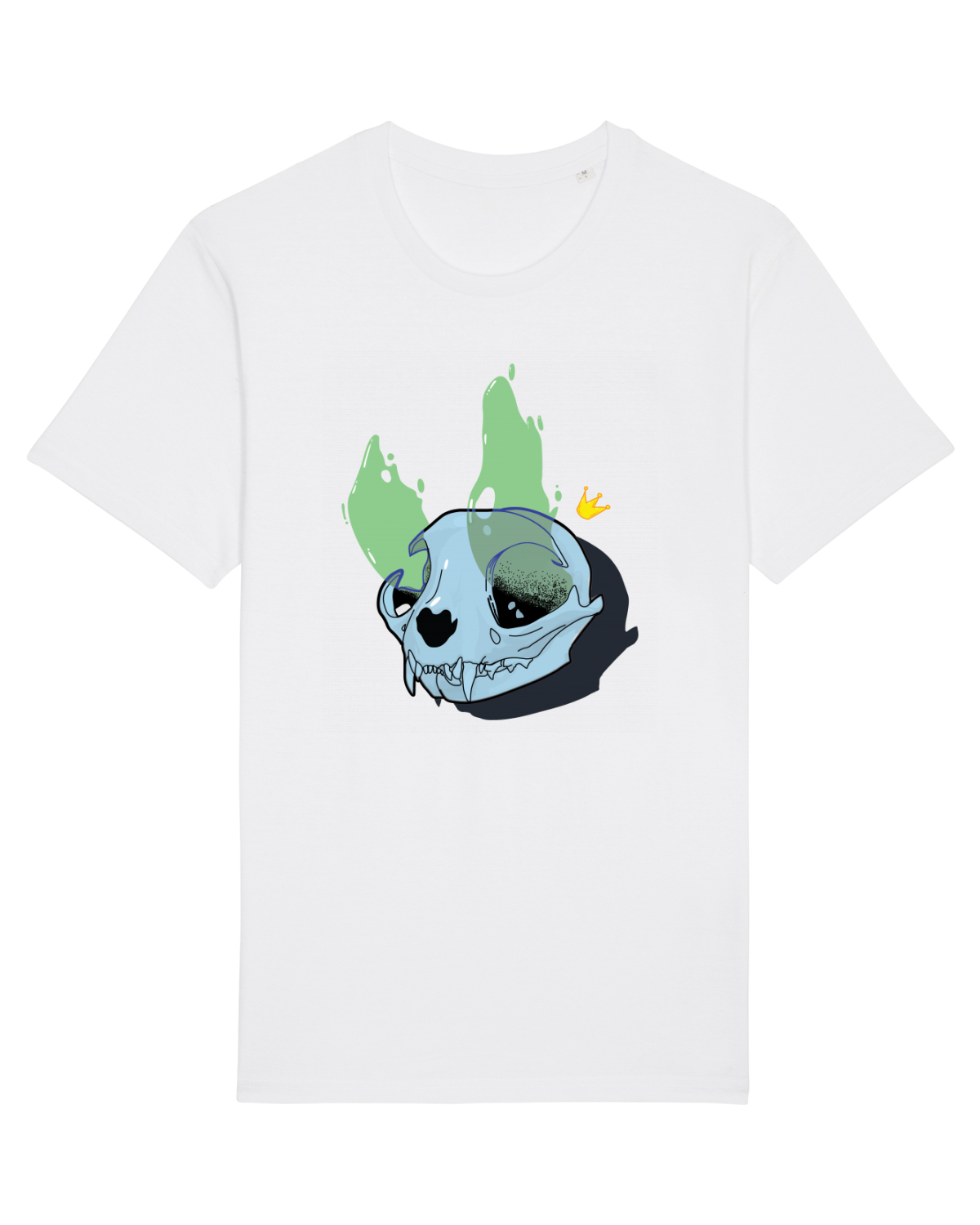 Tricou mânecă scurtă Unisex Rocker White