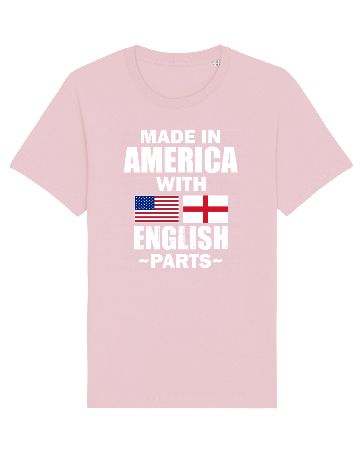 Tricou mânecă scurtă Unisex Rocker Cotton Pink
