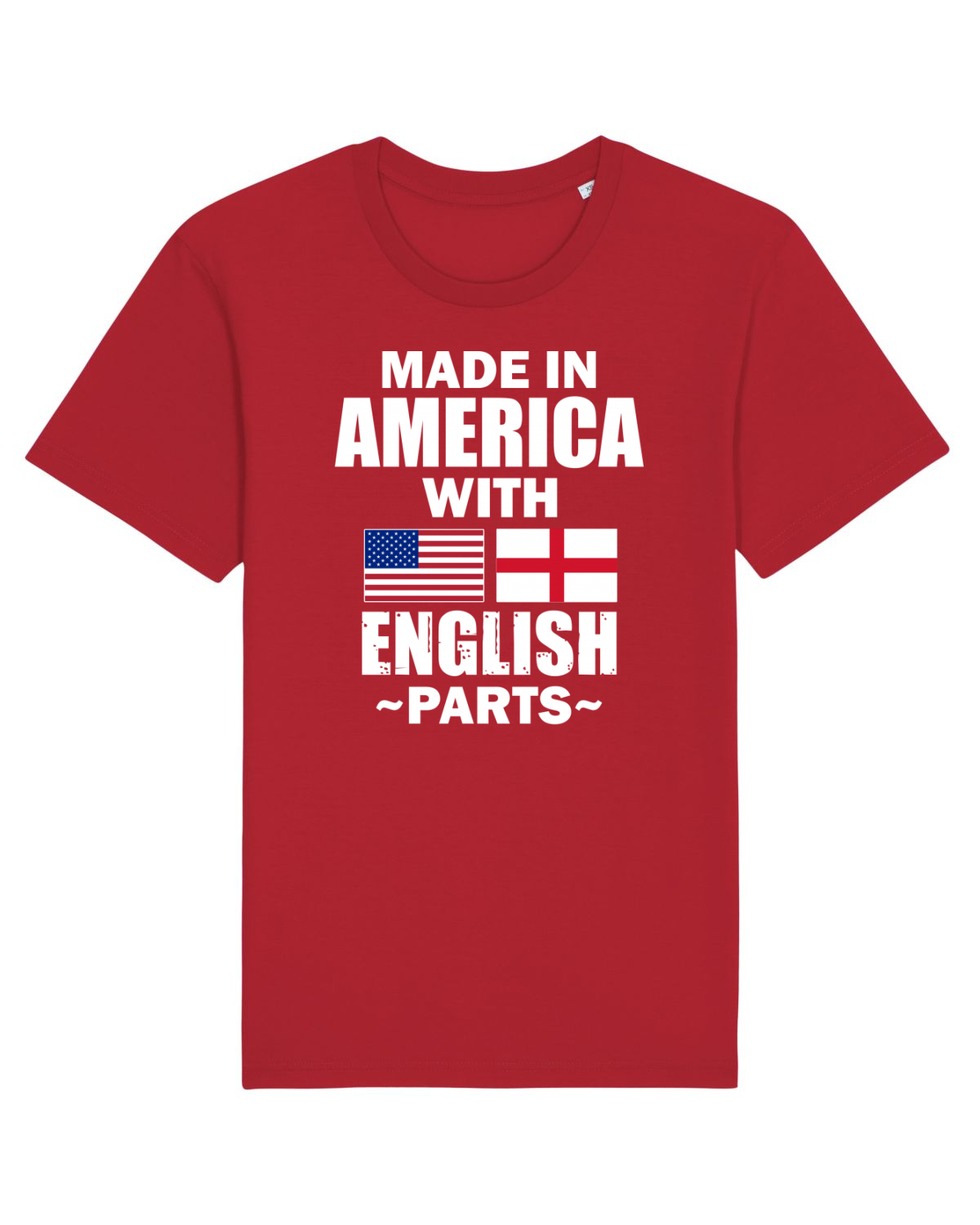 Tricou mânecă scurtă Unisex Rocker Red