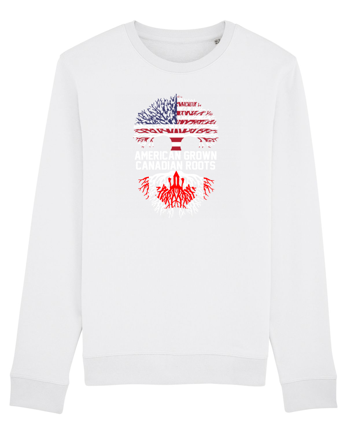 Bluză mânecă lungă Unisex Rise White
