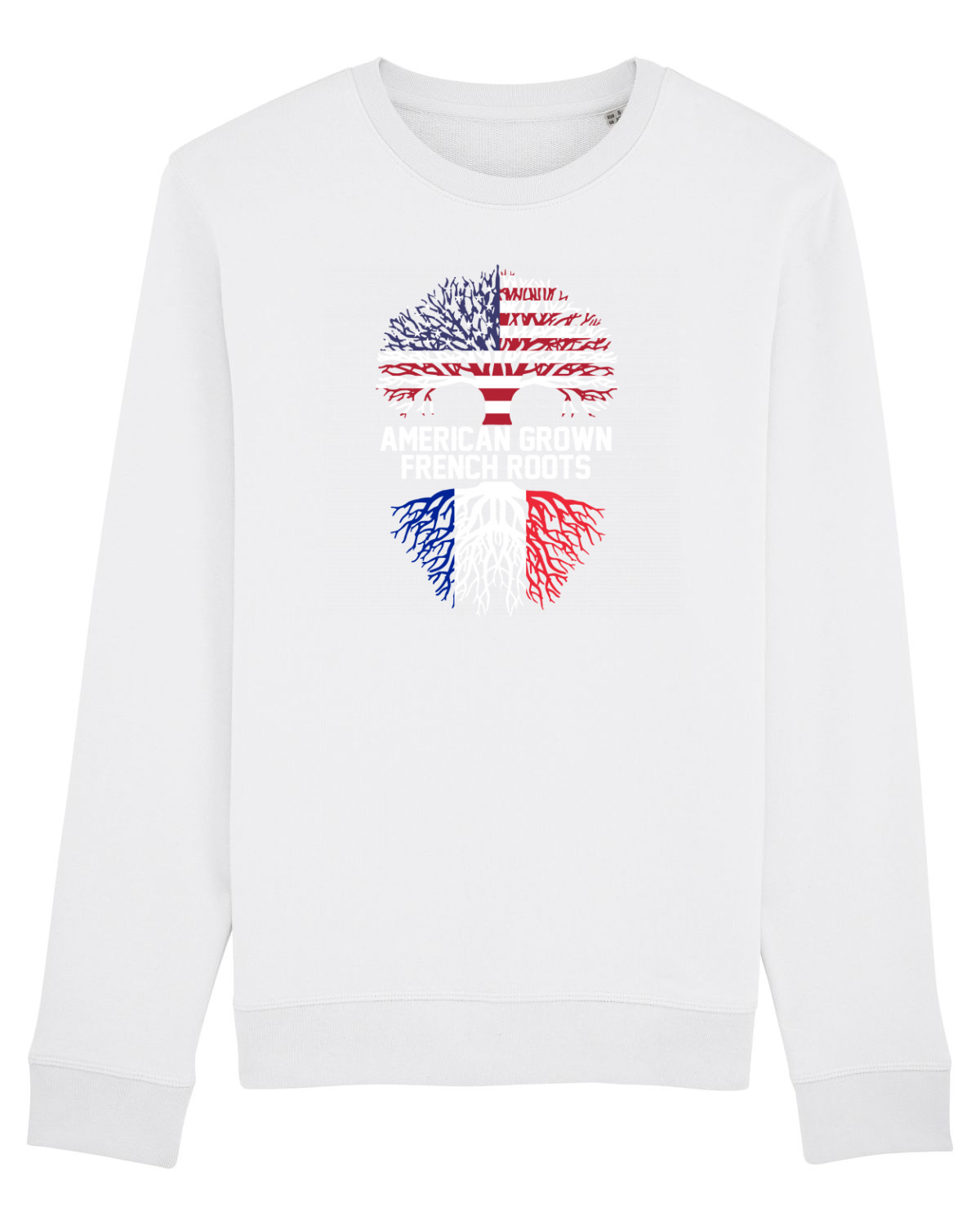 Bluză mânecă lungă Unisex Rise White