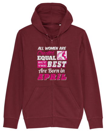 BORN IN APRIL Burgundy